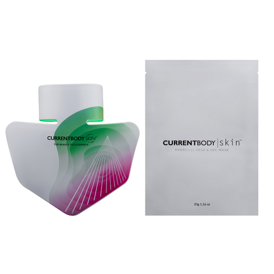 CurrentBody Skin Brightening Neck & Décolletage Mask & 5 Neck Hydrogels