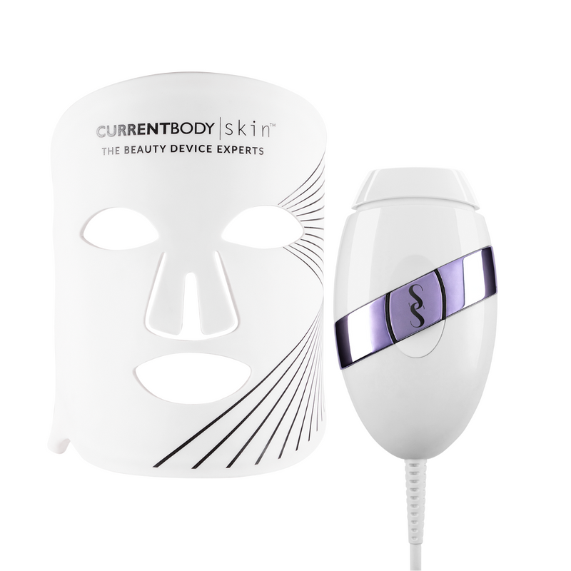 SmoothSkin Bare + Hair Removal Device + CurrentBody Skin LED Mask