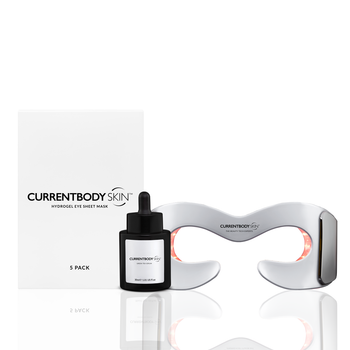 CurrentBody Skin LED Eye Perfector, 5 Pack Eye Hydrogel and Green Tea Serum
