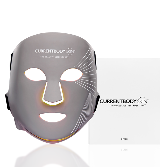 CurrentBody Skin LED Multilight Mask & Face Hydrogels (5 Pack)