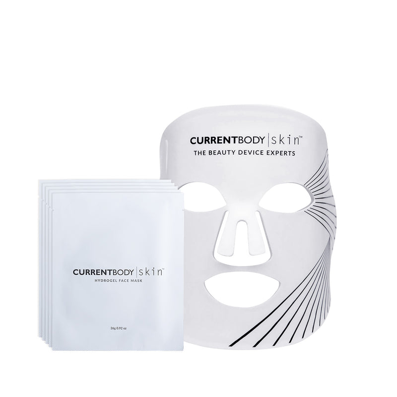 CurrentBody Skin Led Mask + 5 pack hydrogel mask