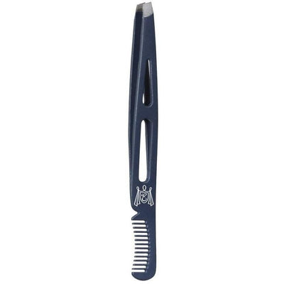 Eylure Brow Implement - Slant Tip Tweezer with Comb