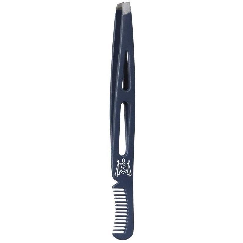 Eylure Brow Implement - Slant Tip Tweezer with Comb